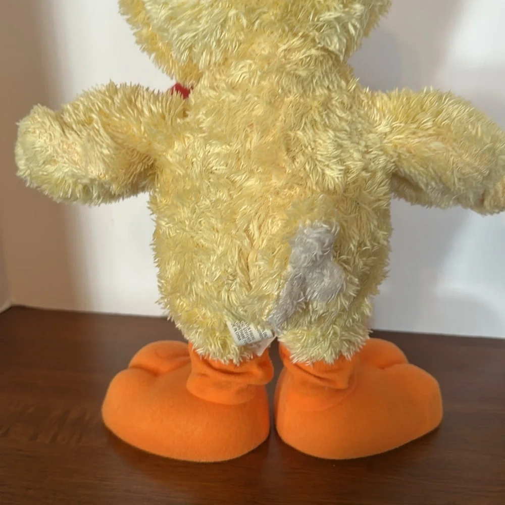 Sesame Street Chicken Dance Elmo Plush Yellow and Orange